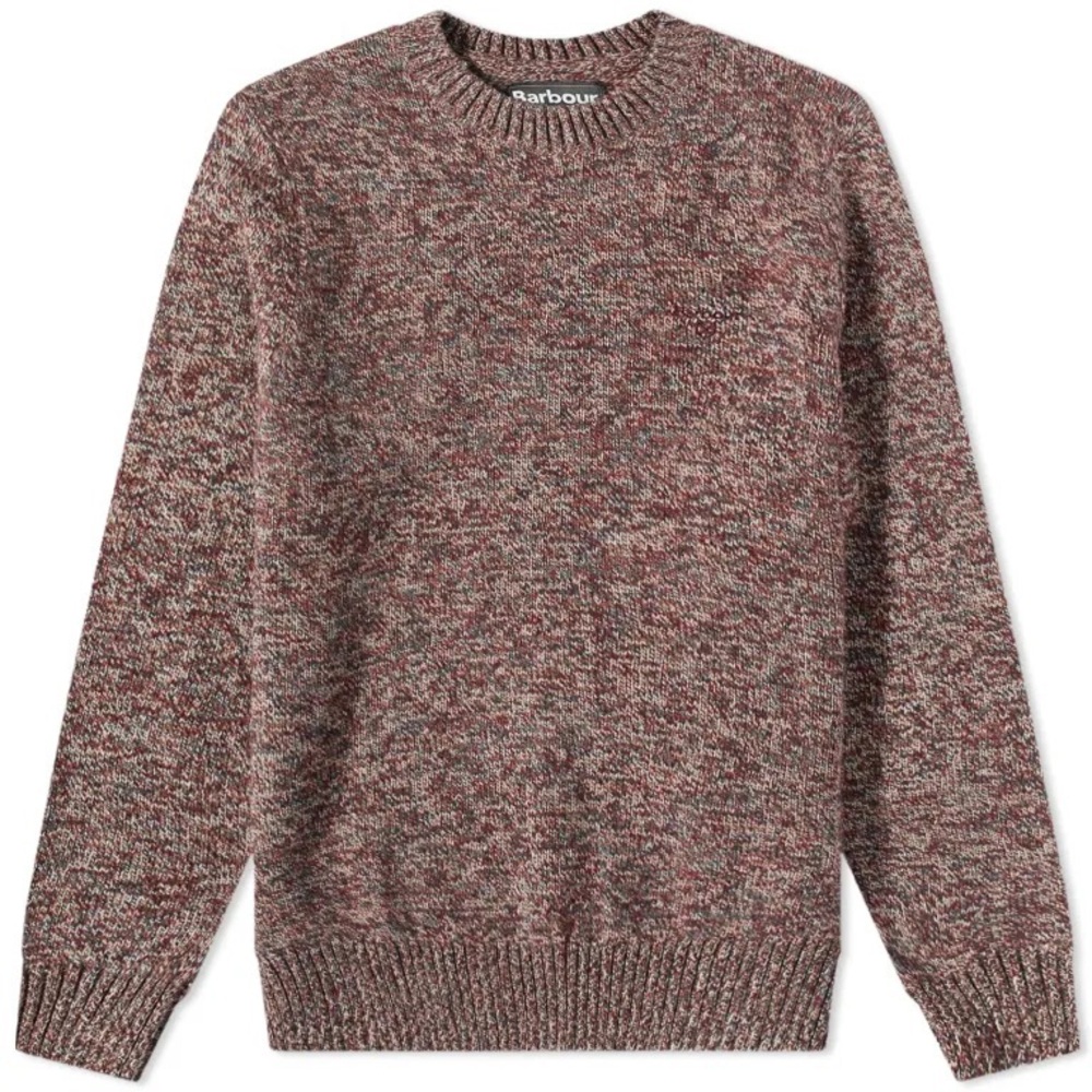 Men’s Brown Barbour Wool Sweater